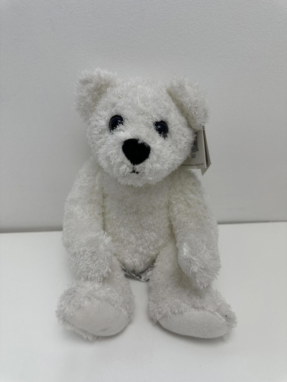 Smittys Stuffed Animal House White Teddy Bear Plush (10 inch)